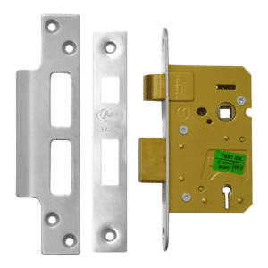 ASEC 3 Lever Sashlock - 64mm SS KD Boxed