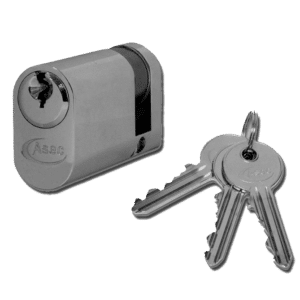 ASEC 6-Pin Oval Half Cylinder - 45mm (35/10) KD NP