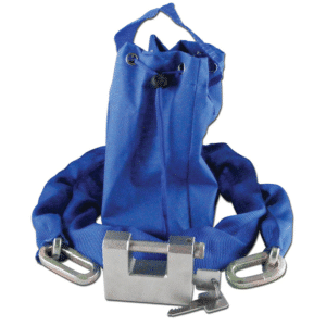 ASEC Sliding Shackle Padlock & Chain Set - 1.5m Chain, 85mm Sliding Shackle Padlock and Bag