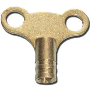 ASEC Brass `Clock Style` Radiator Key - PA20L