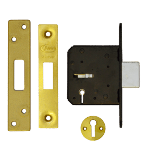 ASEC 3 Lever Deadlock - 64mm PB KD Bagged