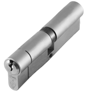 ASEC Kite BS 1 Star Kitemarked Euro Double Cylinder - 100mm 50/50 (45/10/45) KD NP Visi