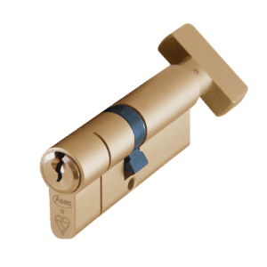 ASEC Kite BS 1 Star Kitemarked Euro Key & Turn Cylinder - 75mm 35/T40 (30/10/T35) KD SB Visi