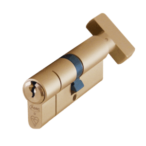 ASEC Kite BS 1 Star Kitemarked Euro Key & Turn Cylinder - 75mm 40/T35 (35/10/T30) KD SB Visi