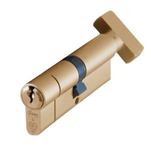 ASEC Kite BS 1 Star Kitemarked Euro Key & Turn Cylinder - 85mm 45/T40 (40/10/T35) KD SB Visi