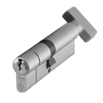 ASEC Kite BS 1 Star Kitemarked Euro Key & Turn Cylinder - 85mm 40/T45 (35/10/T40) KD NP Visi