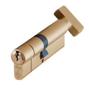 ASEC Kite BS 1 Star Kitemarked Euro Key & Turn Cylinder - 85mm 40/T45 (35/10/T40) KD SB Visi