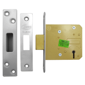 ASEC 5 Lever Deadlock - 76mm SS KD (Boxed)