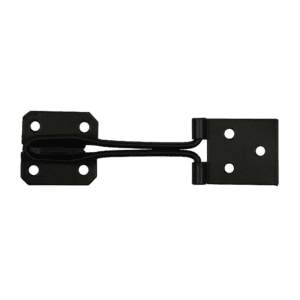 ASEC Wire Hasp & Staple - Black - 100mm