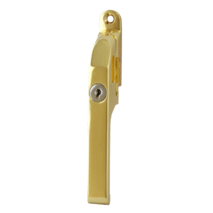 ASEC Locking Window Casement Handle - Brass