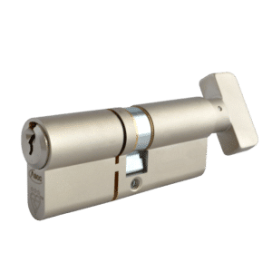 ASEC Kite Elite 3 Star Snap Resistant Euro Key & Turn Cylinder - 80mm 40(Ext)/T40 (35/10/35T) KD NP Visi