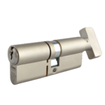 ASEC Kite Elite 3 Star Snap Resistant Euro Key & Turn Cylinder - 85mm 45(Ext)/T40 (40/10/35T) KD NP Visi