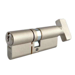 ASEC Kite Elite 3 Star Snap Resistant Euro Key & Turn Cylinder - 85mm 40(Ext)/T45 (35/10/40T) KD NP Visi