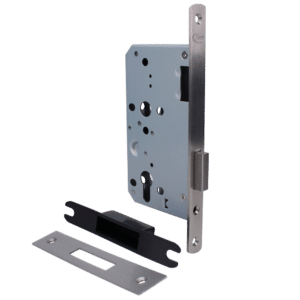 ASEC DIN Standard Mortice Euro Deadcase - 60mm SS Radius Boxed