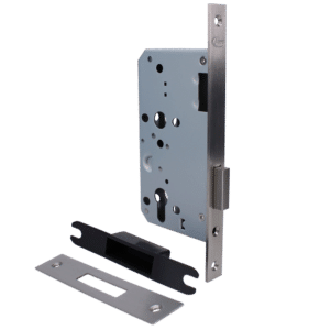 ASEC DIN Standard Mortice Euro Deadcase - 60mm SS Square Boxed