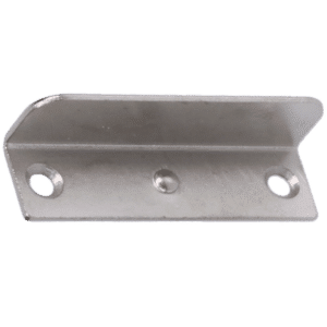 ASEC Furniture Lock Strike Plate - Silver