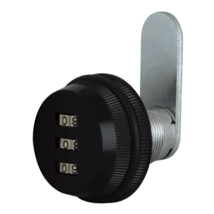 ASEC 3 Digit Combination Nutfix Camlock - 20mm Black