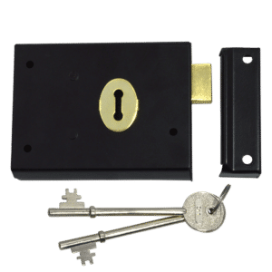 ASEC 1 Lever Double Handed Rim Deadlock - 100mm - Black