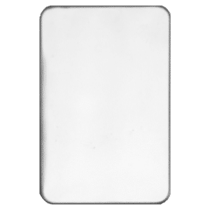 ASEC Self Adhesive 45mm x 70mm Blank Escutcheon - SC