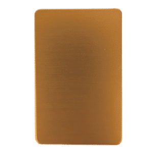 ASEC Self Adhesive 45mm x 70mm Blank Escutcheon - Rose Gold