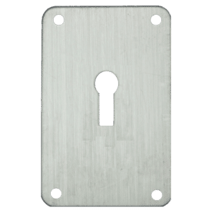ASEC Screw On 45mm x 70mm UK Mortice Escutcheon - SS