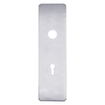 ASEC Self Adhesive 48mm x 175mm Spindle & UK Mortice Escutcheon - SS