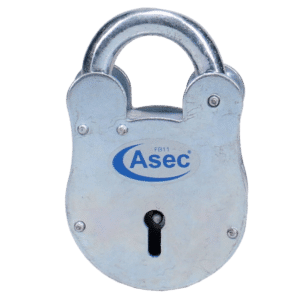 ASEC FB11 4 Lever Old English Padlock - FB11