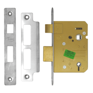 ASEC Mortice Bathroom Lock - 76mm SS Bagged