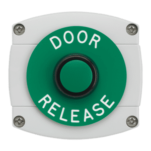 ASEC Surface Mounted Button - `Door Release`