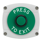 ASEC Surface Mounted Button - `Press To Exit`