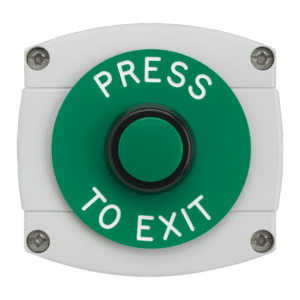 ASEC Surface Mounted Button - `Press To Exit`