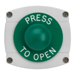 ASEC Surface Mounted Dome Button - `Press To Open`