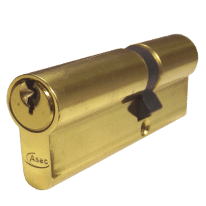 ASEC 6-Pin Euro Double Cylinder - 70mm 35/35 (30/10/30) KD PB Visi