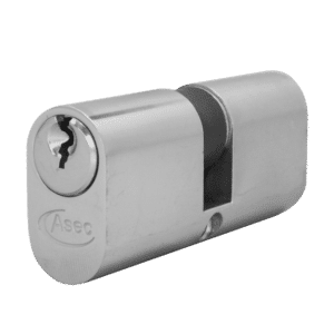 ASEC 6-Pin Oval Double Cylinder - 70mm 35/35 (30/10/30) KD NP Visi