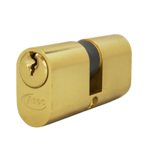 ASEC 6-Pin Oval Double Cylinder - 70mm 35/35 (30/10/30) KD PB Visi