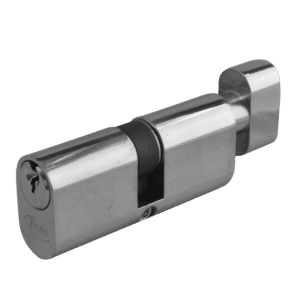 ASEC 6-Pin Oval Key & Turn Cylinder - 70mm 35/T35 (30/10/T30) KD NP Visi