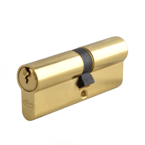 ASEC 5-Pin Euro Double Cylinder - 70mm 30/40 (25/10/35) KD PB Visi