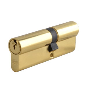 ASEC 5-Pin Euro Double Cylinder - 80mm 30/50 (25/10/45) KD PB Visi
