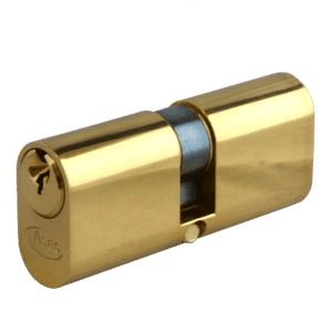 ASEC 5-Pin Oval Double Cylinder - 60mm 30/30 (25/10/25) KD PB Visi