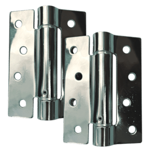 ASEC Spring Hinge - Pair - Chrome Polished (Pair)