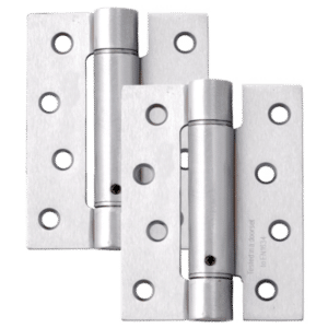 ASEC Spring Hinge - Pair - Satin Chrome (Pair)