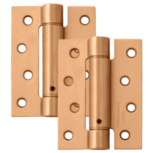 ASEC Spring Hinge - Pair - Polished Brass (Pair)
