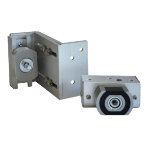 ASEC Micro Power Lock With Z&L Bracket - Open In - Satin Anodised Aluminium