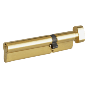 ASEC 6-Pin Euro Key & Turn Cylinder - 120mm 75/T45 (70/10/T40) KD PB