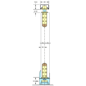 ASEC Sliding Door Gear Bifold - Up to 1250mm