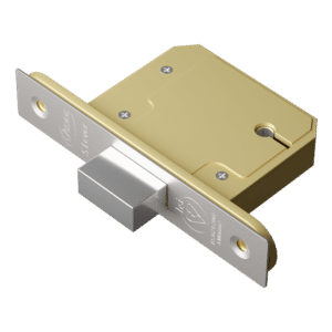 ASEC BS 5 Lever British Standard Deadlock - 64mm SS KD Boxed