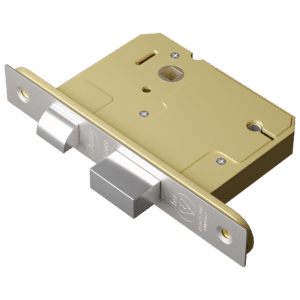 ASEC BS 5 Lever British Standard Sashlock - 76mm SS KD Boxed