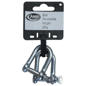 ASEC Steel Dee Shackles - 8mm