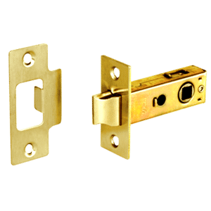 ASEC Bolt Through Tubular Mortice Latch - PB 63mm