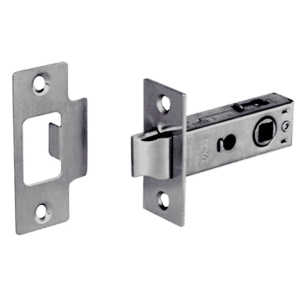 ASEC Bolt Through Tubular Mortice Latch - ZP 63mm
